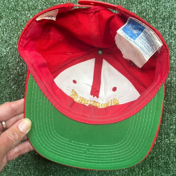 Vintage 90s San Francisco 49ers Snapback Men's One Size Red NFL Footbal Youngan - Picture 7 of 8